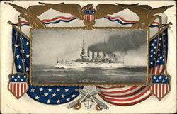 U.S.S. Louisiana Battleships Postcard Postcard