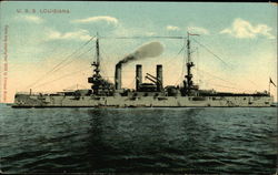 U.S.S. Louisiana Postcard