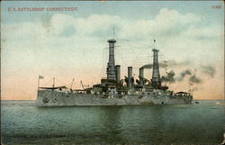 U.S. Battleship Connecticut Battleships Postcard Postcard