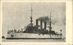 Battleship Rhode Island Battleships Postcard Postcard