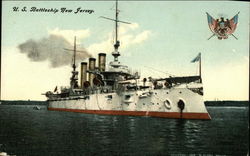 U.S. Battleship New Jersey Battleships Postcard Postcard