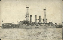 U.S.S. Georgia Battleships Postcard Postcard