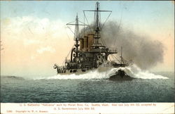 US Battleship "Nebraska" Battleships Postcard Postcard