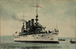 27. Battleship Nebraska, Built in Seattle, Pride of State of Washington Postcard