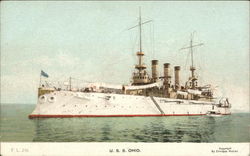 U.S.S. Ohio Battleships Postcard Postcard