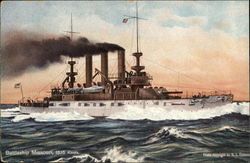 U.S. Battleship "Missouri" 18.15 Knots Battleships Postcard Postcard