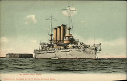 The Battle Ship Maine Battleships Postcard Postcard