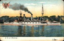 U.S.S. Kentucky Battleships Postcard Postcard