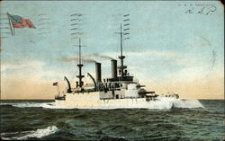 U.S.S. Kentucky Postcard