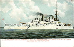 U. S. battleship Oregon Battleships Postcard Postcard