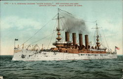 U.S. Armored Cruiser South Dakota Postcard