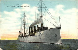 U.S. Scout Cruiser Salem Postcard