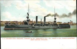 U.S. Cruiser New Orleans Ships Postcard Postcard