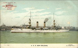 USS New Orleans on the Water Postcard