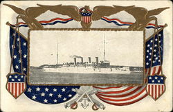 U.S. Cruiser Columbia Postcard