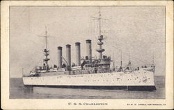 U.S.S. Charleston Ships Postcard Postcard