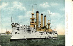 U.S. Cruiser "Brooklyn" Ships Postcard Postcard