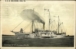 U. S. S. Wolverine, Erie, Pa Ships Postcard Postcard