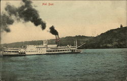 Mail Boat Ships Postcard Postcard