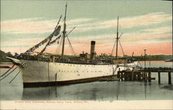 Prison Ship Southery, Kittery Navy Yard, Kittery, Me Ships Postcard Postcard