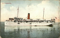 S.S. Indianapolic Postcard