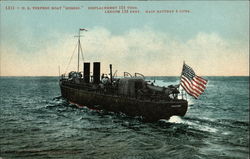 U.S. Torpedo Boat Morris Postcard