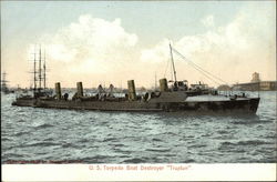 U.S. Torpedo Boat Destroyer Truxton Ships Postcard Postcard