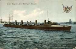 U.S. Torpedo Boat Destroyer Stewart Ships Postcard Postcard