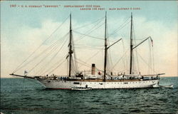 U.S. Gunboat Newport Postcard