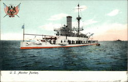 U.S. Monitor Puritan Ships Postcard Postcard