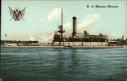 U.S. Monitor Nevada Ships Postcard Postcard