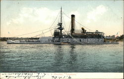 U. S. Monitor, "Arkansas" Ships Postcard Postcard