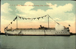 U. S. S. "Rena Mercedes", Naval Training Ship, Newport, R. I Ships Postcard Postcard