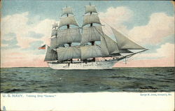 US Navy, Training Ship "Severn" Postcard