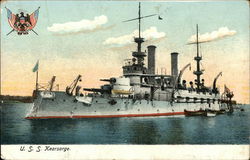 U. S. S. Kearsarge Postcard