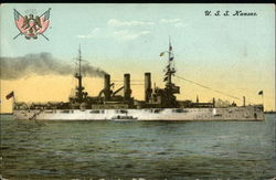 U.S.S. Kansas Postcard