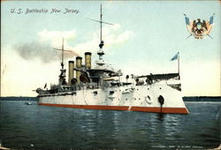 U.S. Battleship New Jersey Ships Postcard Postcard