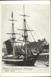 Perry's Flagship "Niagara" 1813-1913 Ships Postcard Postcard