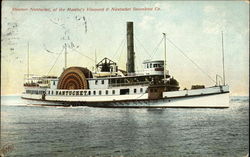 Steamer Nantucket, of the Martha's Vineyard & Nantucket Steamboat Co Boats, Ships Postcard Postcard