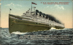 C&B Line Great Ship "Seeandbee" Boats, Ships Postcard Postcard