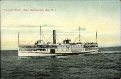 Steamer Mount Hope, Narragansett Bay, RI Postcard