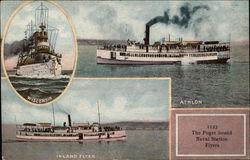 The Puget Sound Naval Station Flyers Boats, Ships Postcard Postcard