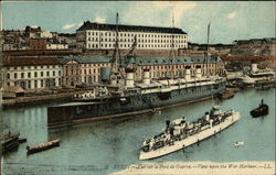 9 - Brest - Vue sur le Port de Guerre - View upon the War Harbour - LL Postcard