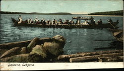 Dalarne. Seksand Boats, Ships Postcard Postcard