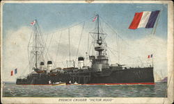 French Cruiser "Victor Hugo" Boats, Ships Postcard Postcard