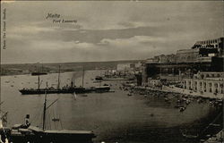 Fort Lascaris Valletta, Malta Postcard Postcard