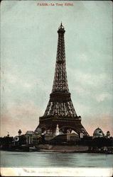 The Eiffel Tower Paris, France Postcard Postcard