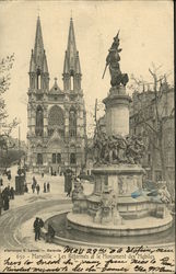 Les Reformes a le Monument des Mobiles Marseille, France Postcard Postcard