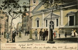 Church Street Gibraltar, Gibraltar Spain Postcard Postcard