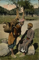 Water Carrier Jerusalem, Israel Middle East Postcard Postcard